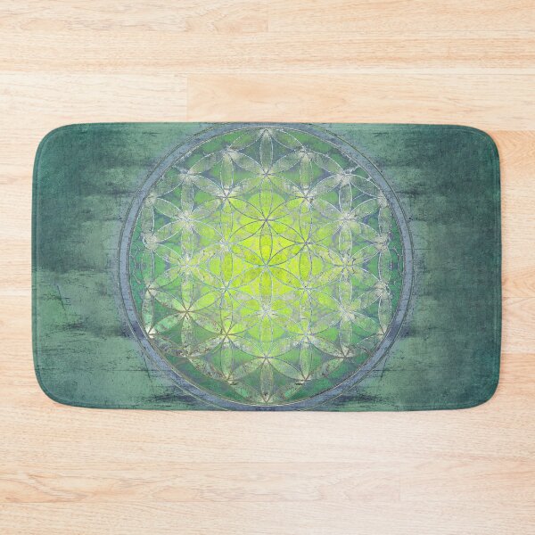 Item preview, flower of life jade green yellow designed and sold by filippobassano.