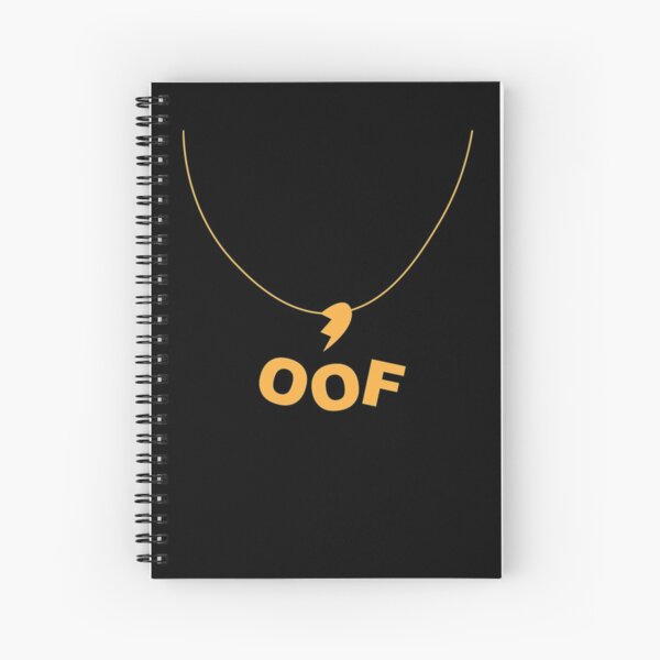 Roblox Memes Spiral Notebooks Redbubble - steve head necklace roblox