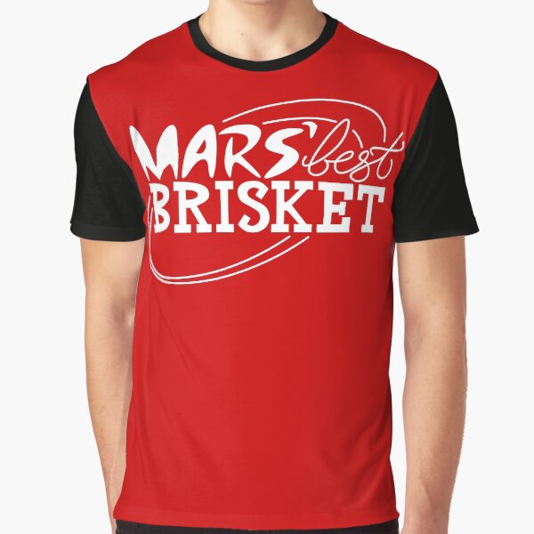 Mars' Best Brisket Official Crew Member (White) Graphic T-Shirt