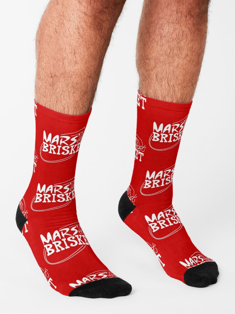 Alternate view of Mars' Best Brisket Official Crew Member (White) Socks