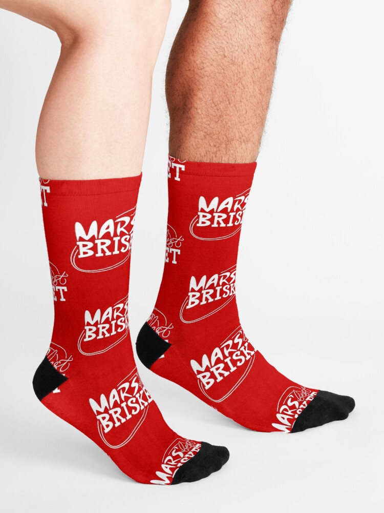 Alternate view of Mars' Best Brisket Official Crew Member (White) Socks