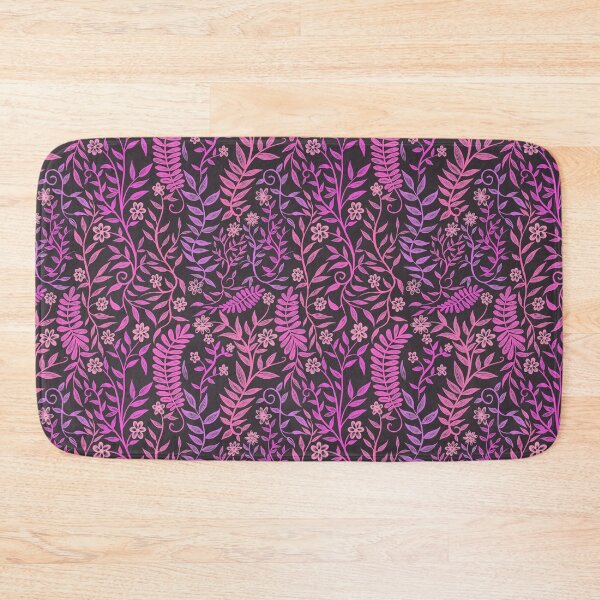 Item preview, Floral Botanical Pastel Pink and Purple Pattern  designed and sold by basselelkadi.