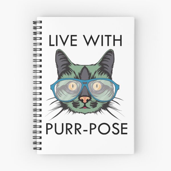 Item preview, Live With Purrr-pose designed and sold by PouncenPlay.