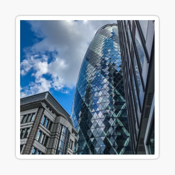 London reflections Sticker