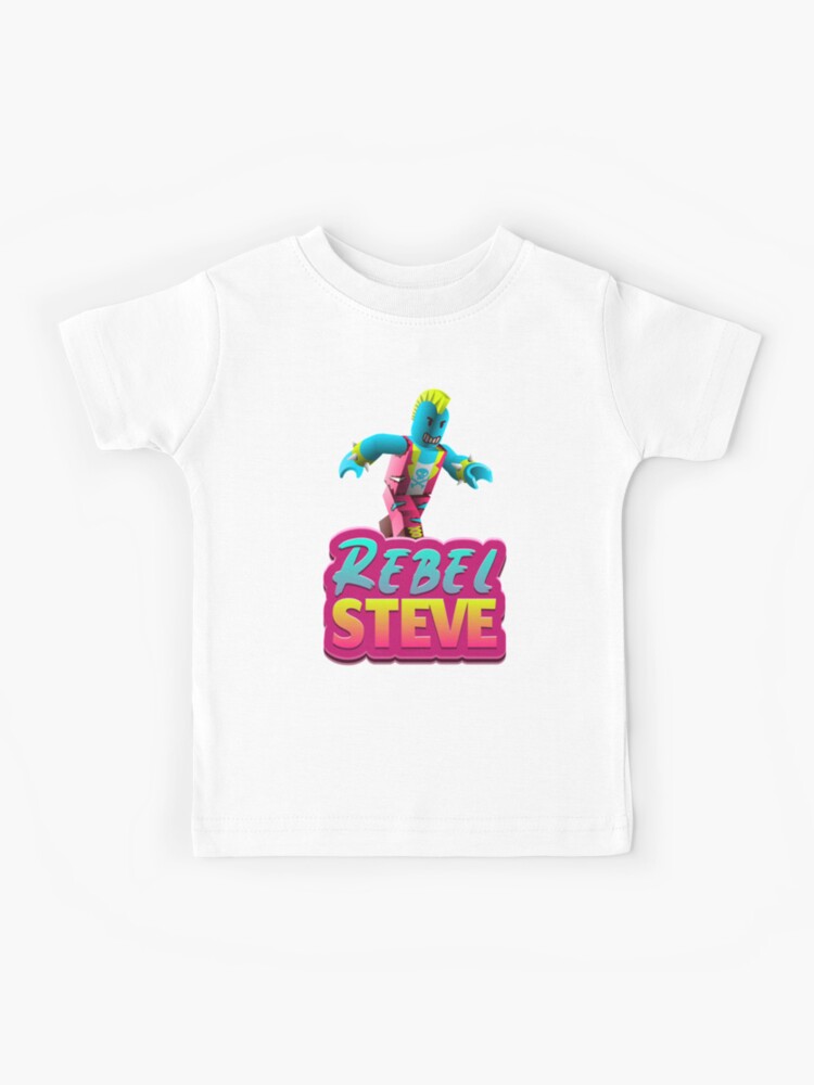 Rebel Steve Roblox Kids T Shirt By Ludivinedupont Redbubble - steve roblox t shirt