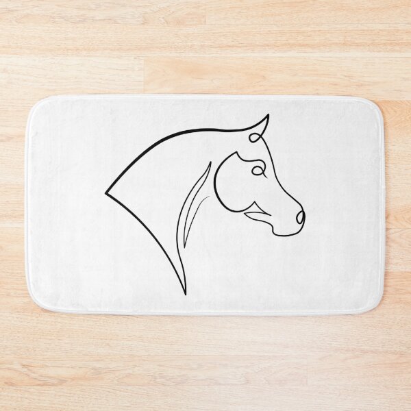 Item preview, Arabian horse one line art designed and sold by ToniChavorska.
