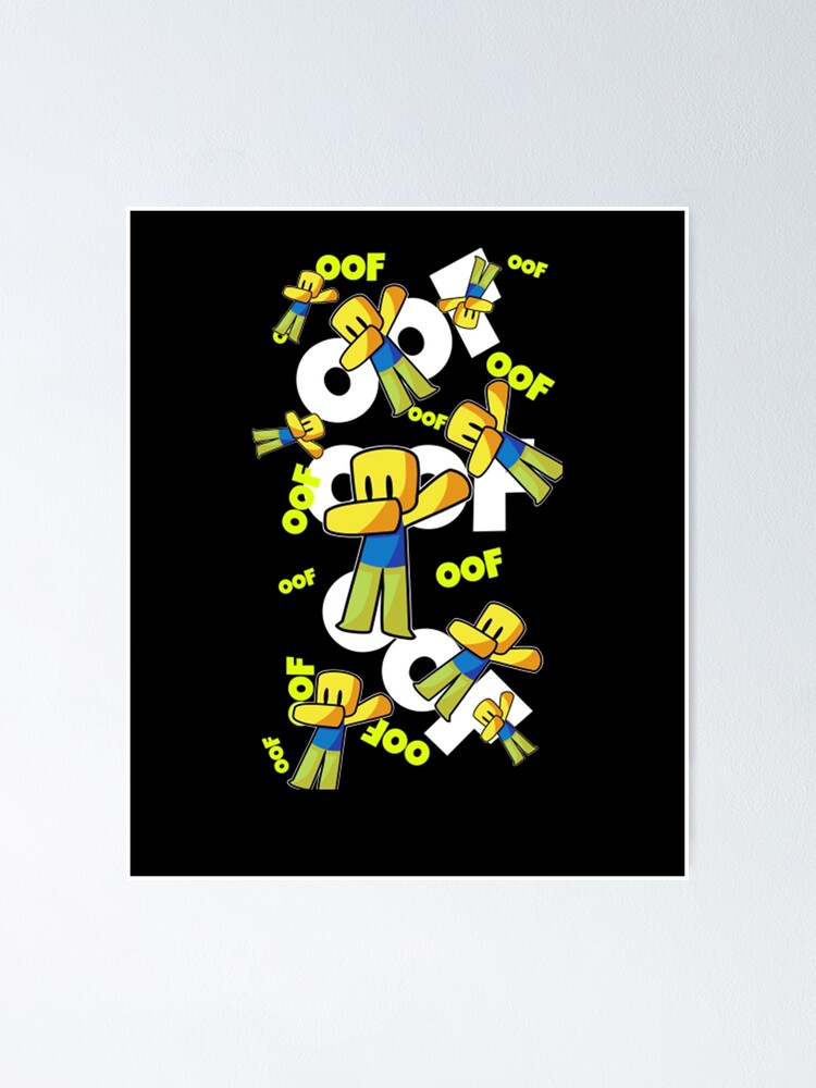 Roblox Pattern Oof Dabbing Dab Hand Drawn Gaming Poster By Ludivinedupont Redbubble - roblox dab posters redbubble