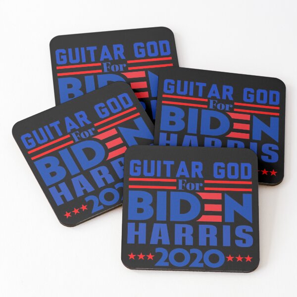 Item preview, Guitar God for Biden Harris 2020 designed and sold by Feline Rockstars.