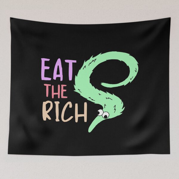 Item preview, Worm On A String Eat The Rich designed and sold by m95sim.