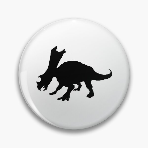 Item preview, Chasmosaurus Dinosaur Silhouette (Black) designed and sold by GoldenArchelon.