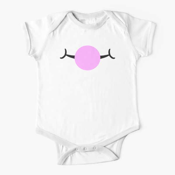 Roblox Face Short Sleeve Baby One Piece Redbubble - roblox template short sleeve