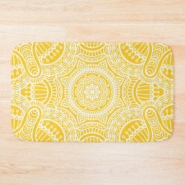 Item preview, Yellow Ethnic Mandala Pattern designed and sold by Vic Torys ☆.