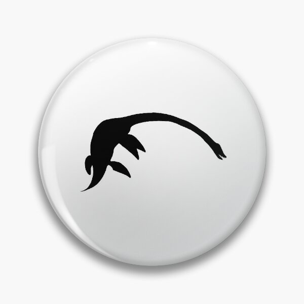 Item preview, Elasmosaurus Silhouette (Black) designed and sold by GoldenArchelon.