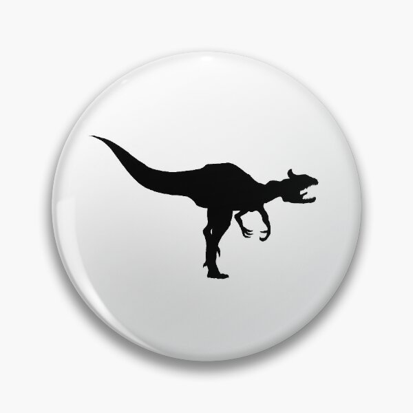 Item preview, Cryolophosaurus Dinosaur Silhouette (Black) designed and sold by GoldenArchelon.