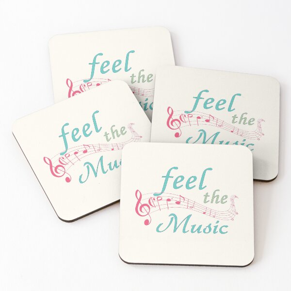 Item preview, Feel the Music Sticker designed and sold by gooddesignart.