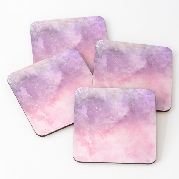 Item preview, Pink  Purple Watercolor Texture Art Print designed and sold by Vic Torys ☆.