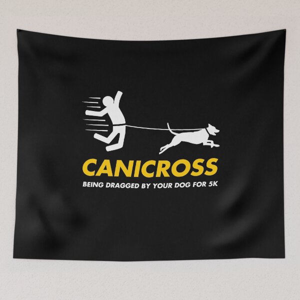 Item preview, Funny Canicross Dragged By Your Dog Running Joke designed and sold by hadicazvysavaca.