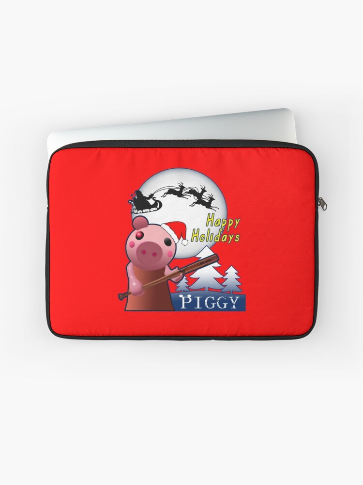 Happy Holidays Piggy Roblox Gamer Christmas Gifts Laptop Sleeve By Freedomcrew Redbubble - roblox pencil case ireland