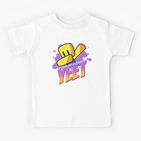 Roblox Yeet Dabbing Dab Hand Drawn Gaming Noob Kids T Shirt By Ludivinedupont Redbubble - pie fan shirt roblox