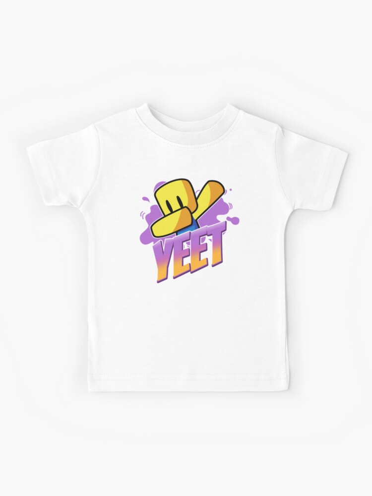 Roblox Yeet Dabbing Dab Hand Drawn Gaming Noob Kids T Shirt By Ludivinedupont Redbubble - roblox playing cards shirt