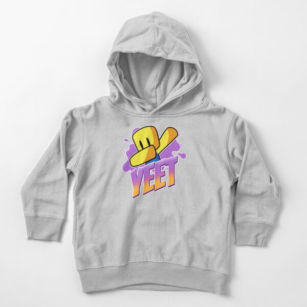 Roblox Yeet Oof Dab Noobs Pattern Roblox Toddler Pullover Hoodie By Elkevandecastee Redbubble - roblox noob 1234