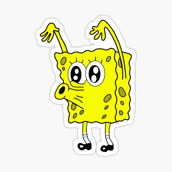 Spongebob - pastel color Sticker