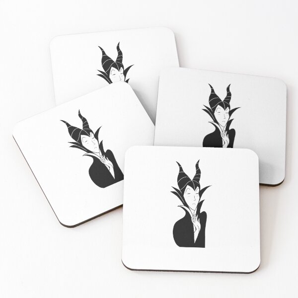 Item preview, maleficent black and white minimalistic designed and sold by djdrawsomething.