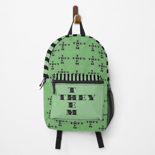 Item preview, Pronouns they them black green designed and sold by GrammarDance.