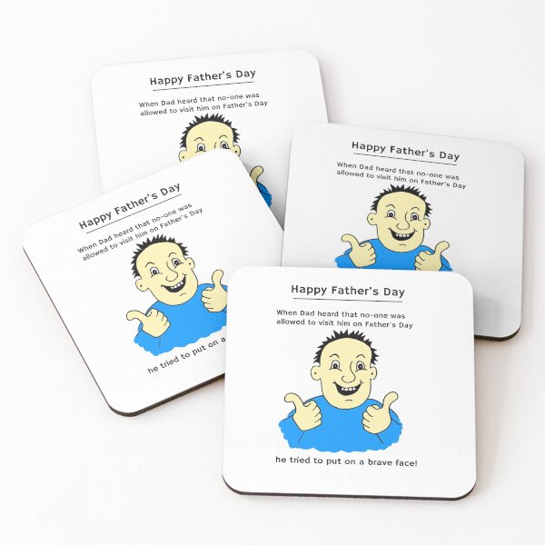 Item preview, Funny Lockdown Father's Day Cartoon designed and sold by michellelegrand.