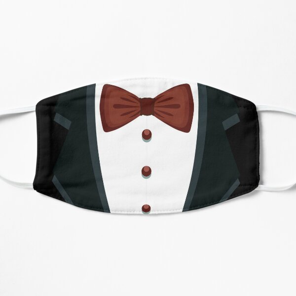 Tuxedo Boys Face Masks Redbubble - cute pink spooky eyeball bow tie roblox