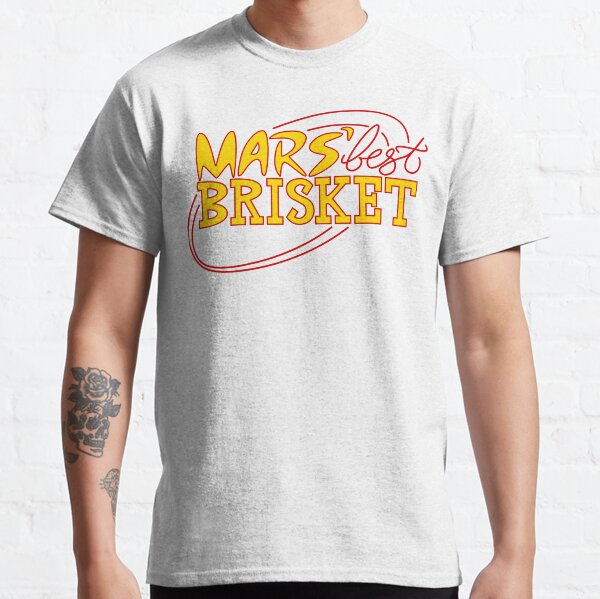 Mars' Best Brisket Official Crew Member (Yellow) Classic T-Shirt