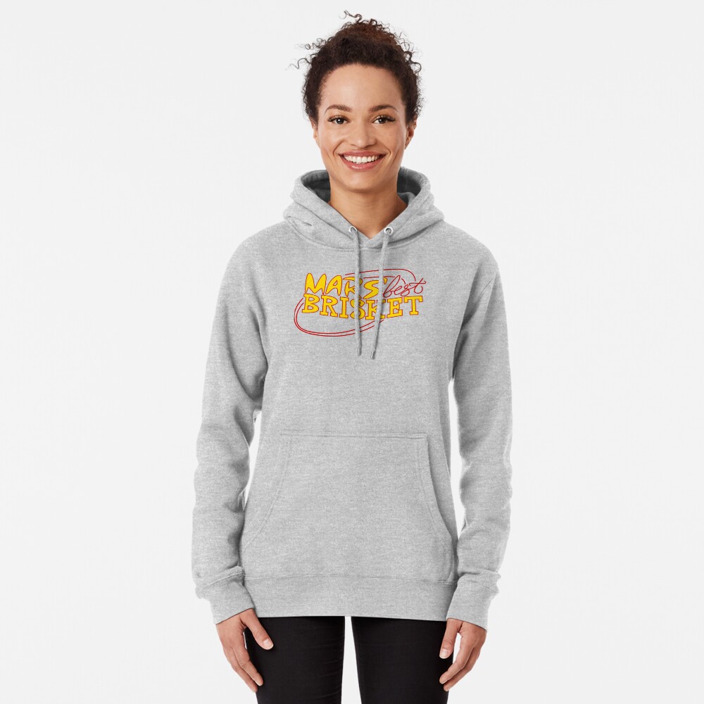 Mars' Best Brisket Official Crew Member (Yellow) Pullover Hoodie