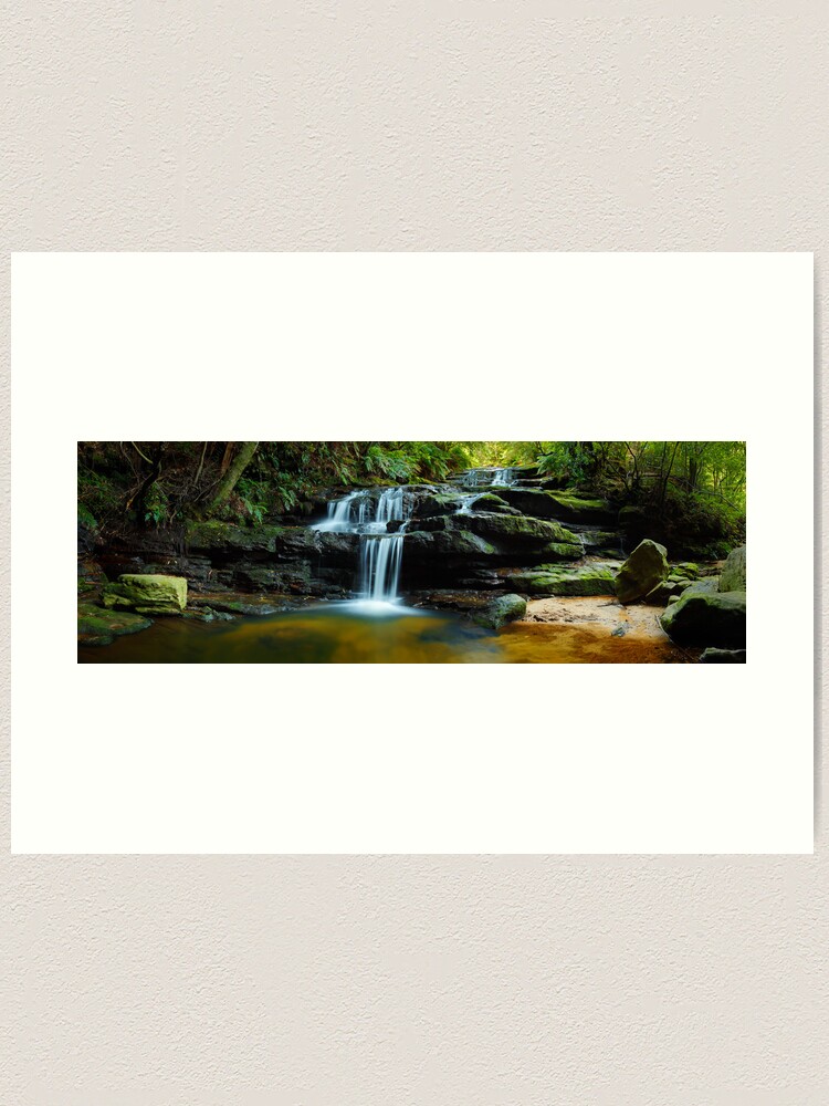 Thumbnail 1 of 3, Art Print, Leura Cascades, Blue Mountains, New South Wales, Australia designed and sold by Chockstone.