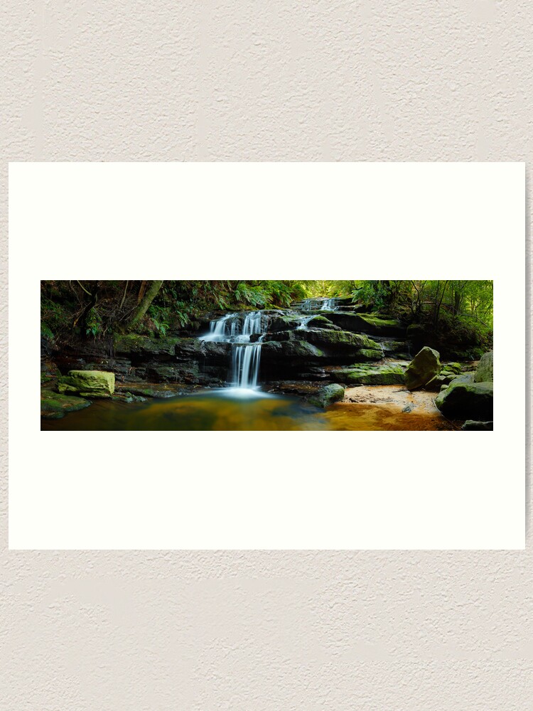 Thumbnail 1 of 3, Art Print, Leura Cascades, Blue Mountains, New South Wales, Australia designed and sold by Chockstone.