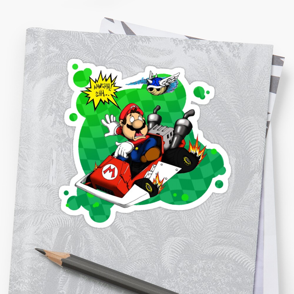 mario kart blue shell pillow