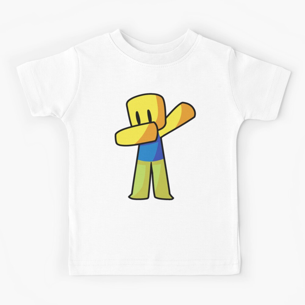 Roblox Dabbing Dab Hand Drawn Gaming Noob Gift For Kids T Shirt By Ludivinedupont Redbubble - roblox free noob t shirt
