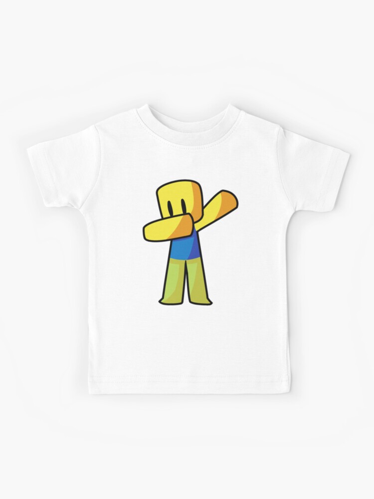 Roblox Dabbing Dab Hand Drawn Gaming Noob Gift For Kids T Shirt By Ludivinedupont Redbubble - roblox noob t shirt