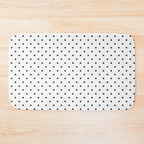 Item preview, Polka Dots Pattern Black and White designed and sold by Nine Lives Studio.