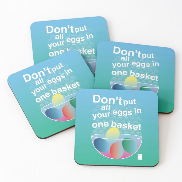 Item preview, Don't put all your eggs in one basket designed and sold by quotesonposters.