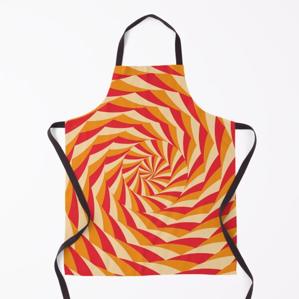 Item preview, Spiral Circles Pattern Red Orange designed and sold by leomooncreates.