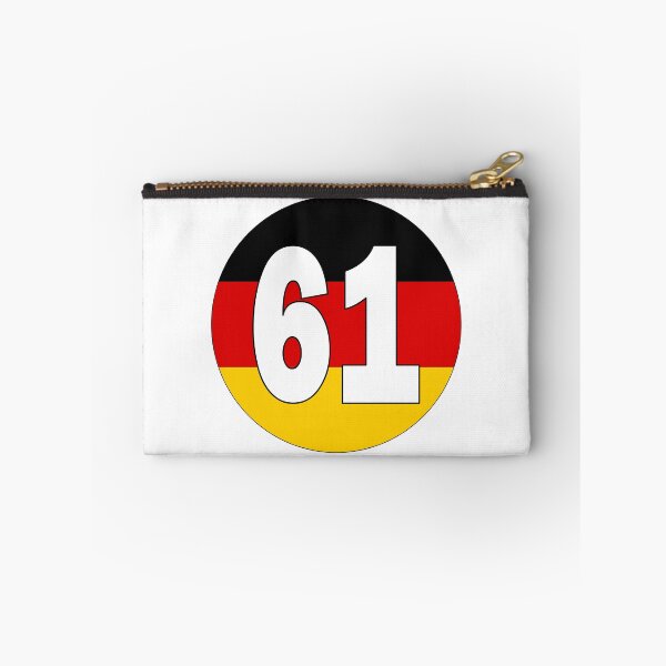 Item preview, Number 61 with Germany flag on the background designed and sold by AllShirts21.
