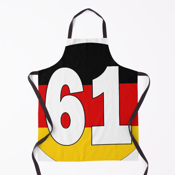 Item preview, Number 61 with Germany flag on the background designed and sold by AllShirts21.