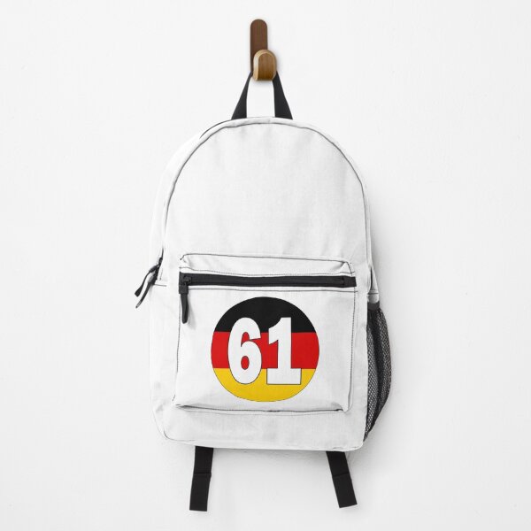 Item preview, Number 61 with Germany flag on the background designed and sold by AllShirts21.