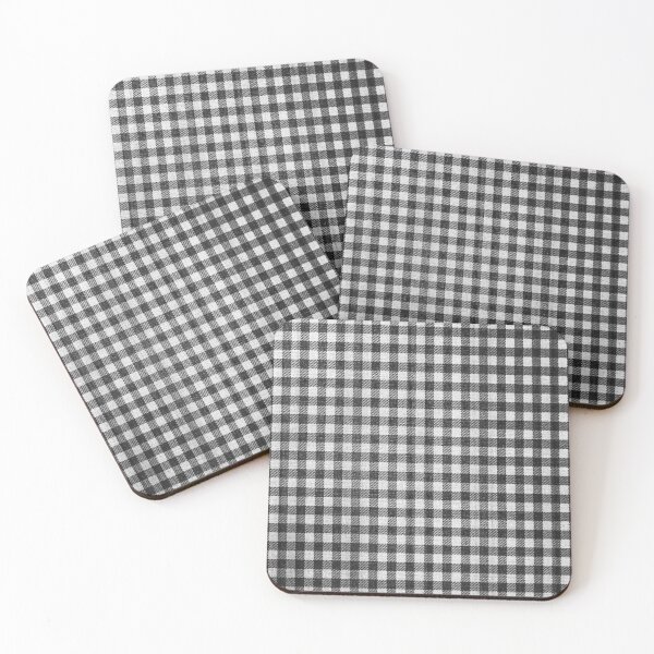Item preview, Plaid Checker black white pattern designed and sold by MohitJain1109.
