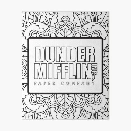 Dunder Mifflin The Office Logo | Art Board Print