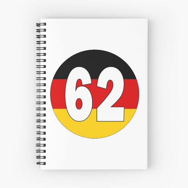 Item preview, Number 62 with Germany flag on the background designed and sold by AllShirts21.