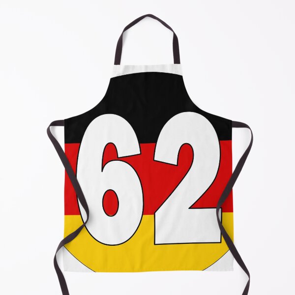 Item preview, Number 62 with Germany flag on the background designed and sold by AllShirts21.