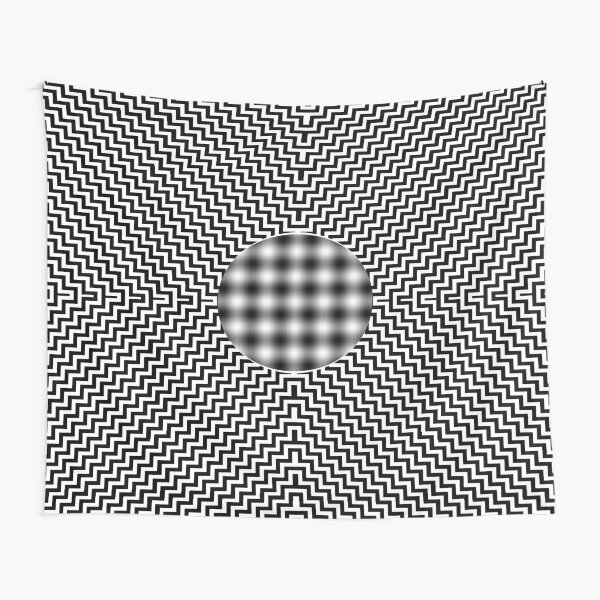 Psychedelic Hypnotic Visual Illusion Tapestry