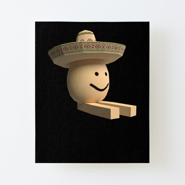 Roblox Memes Wall Art Redbubble - roblox felipe hat texture