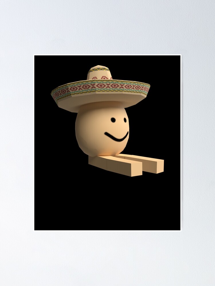 Roblox Poco Loco Meme Egg With Legs Roblox Poster By Ludivinedupont Redbubble - roblox hat textures
